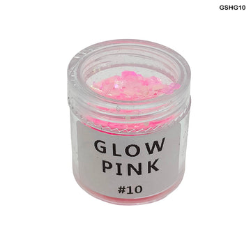 Gshg10 Glow Shimmer Glitter Pink