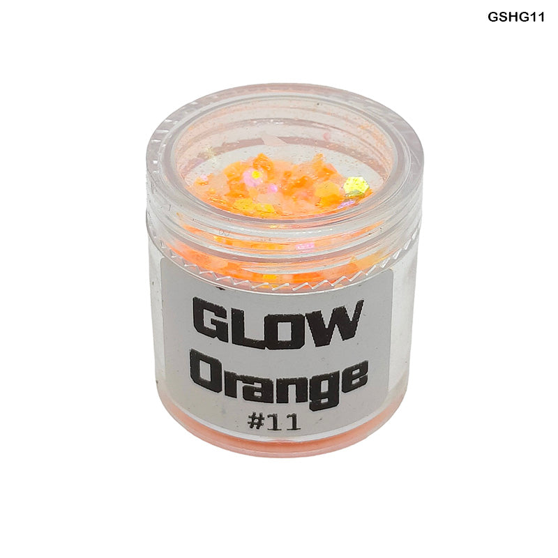 Gshg11 Glow Shimmer Glitter Orange