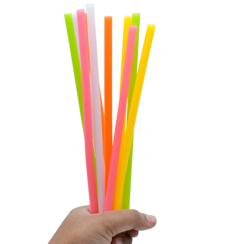 Neon- Pastel glue stick l Thin 7MM 20CM l Pack of 10 sticks