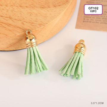 Gt102 Tassel 10Pc Gold Jewellery Making N Craft