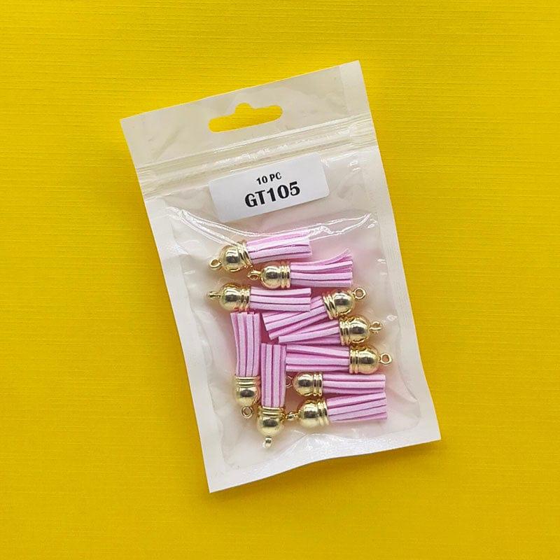 Gt105 Tassel 10Pc Gold Jewellery Making N Craft