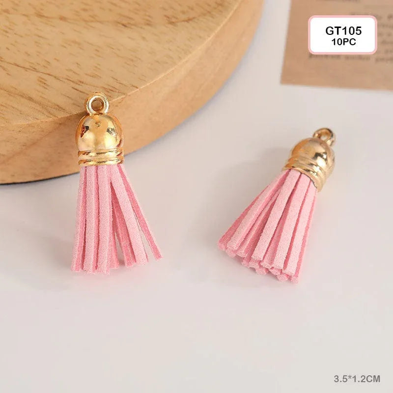 Gt105 Tassel 10Pc Gold Jewellery Making N Craft