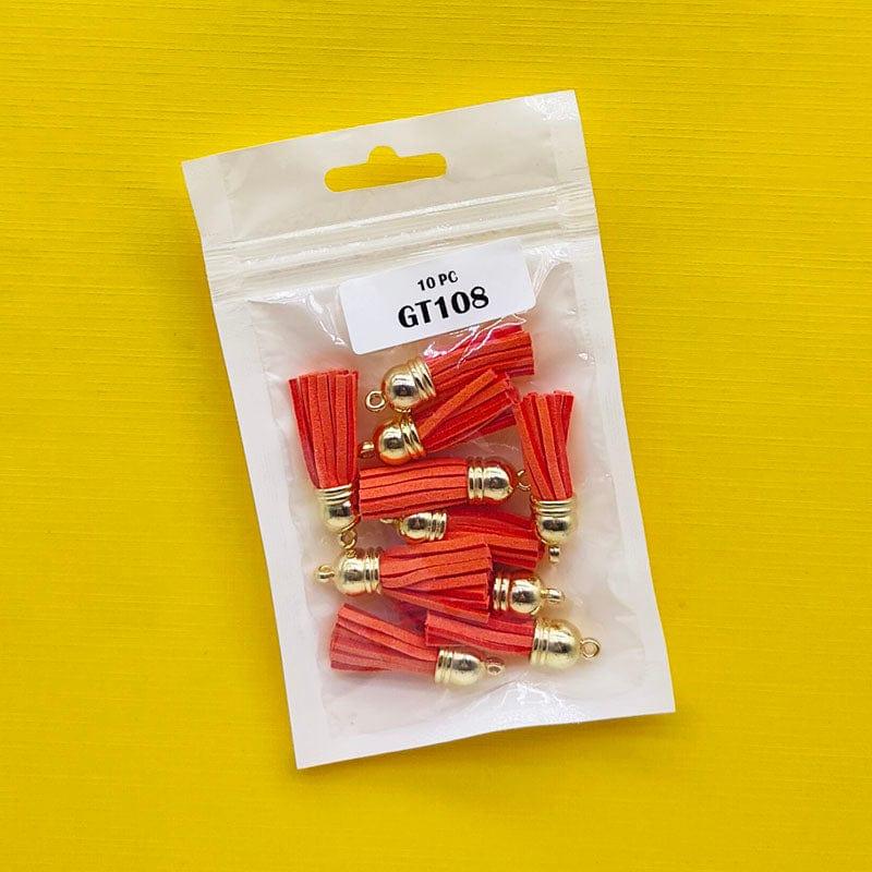 Gt108 Tassel 10Pc Gold Jewellery Making N Craft