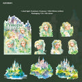 Gzcb001 Princess Castle Deco Sticker 8Pc