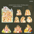 Gzcb002 Princess Castle Deco Sticker 8Pc