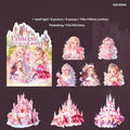 Gzcb004 Princess Castle Deco Sticker 8Pc