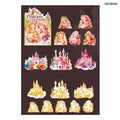 Gzcb006 Princess Castle Deco Sticker 8Pc