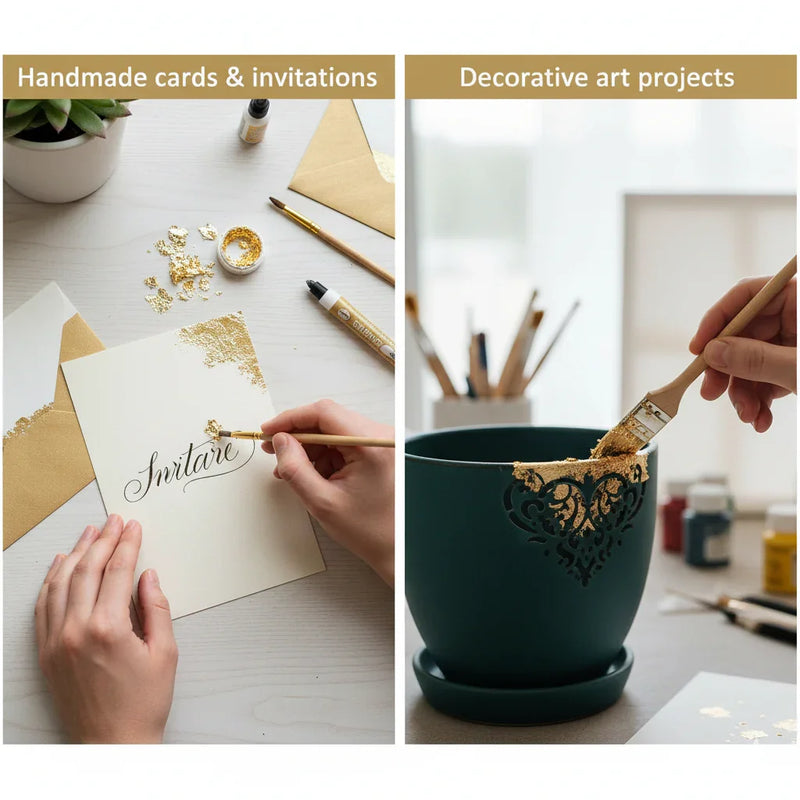 Jags Gilding Foil 3X3 Inch Gold