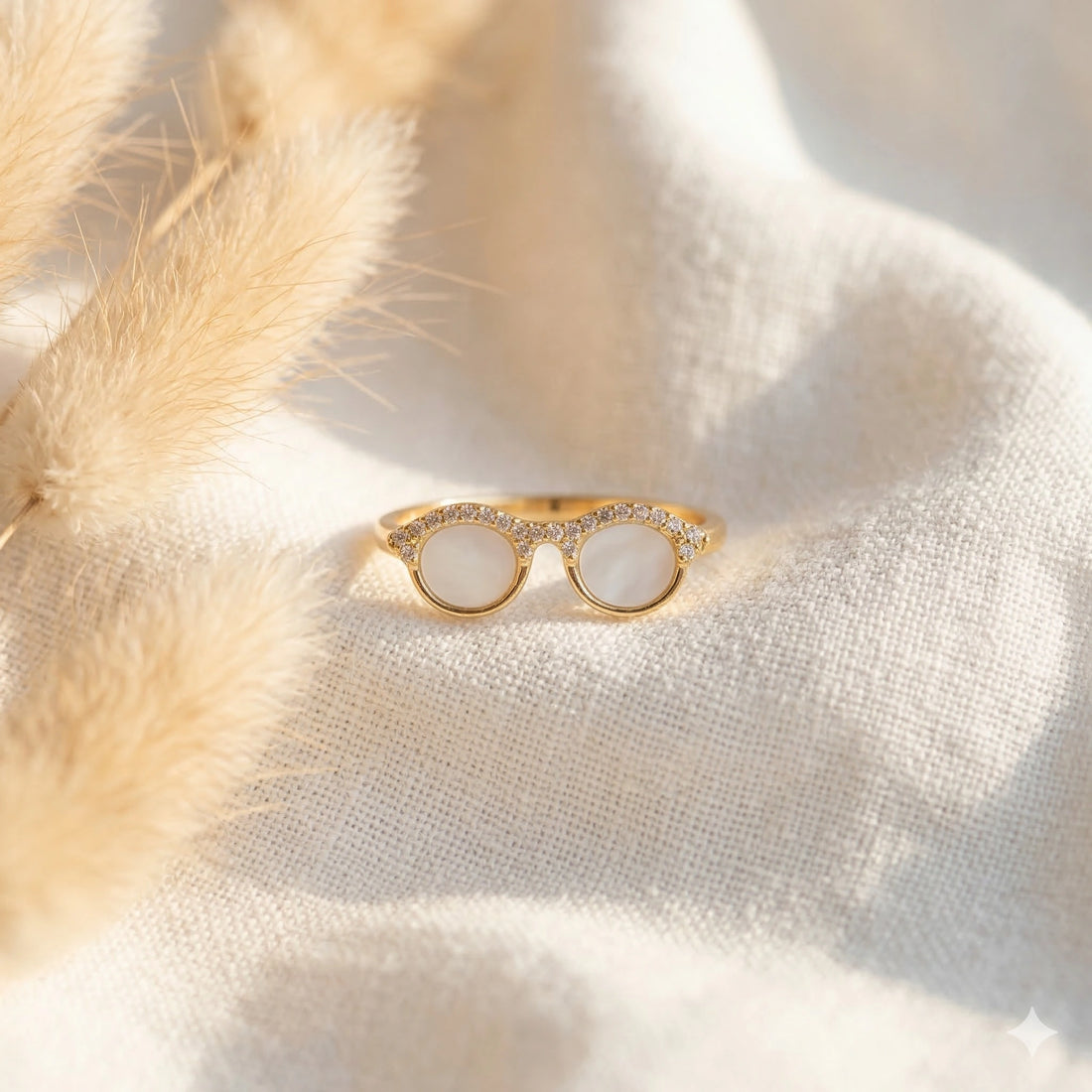 Korean Inspired Golden Tone Adjustable Ring | Anti-Tarnish & Waterproof | Minimal Luxe Everyday Jewellery