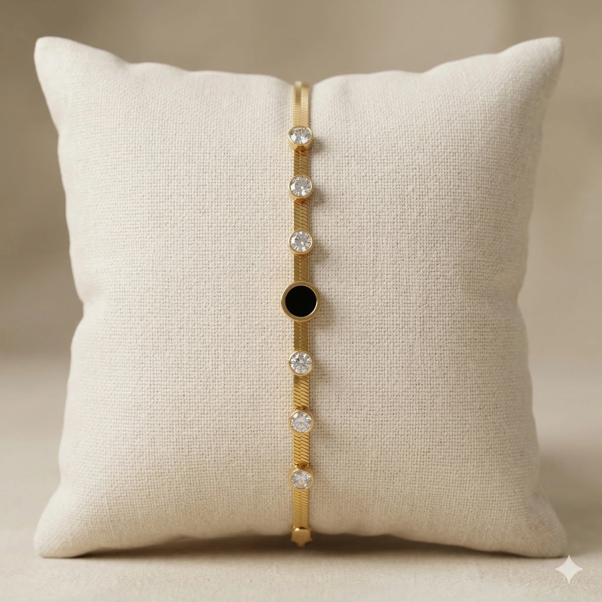 Korean Inspired Golden Tone Dainty Bracelet | Long Lasting Anti-Tarnish Jewellery l Perfect Everyday Jewellery l Pack of 1