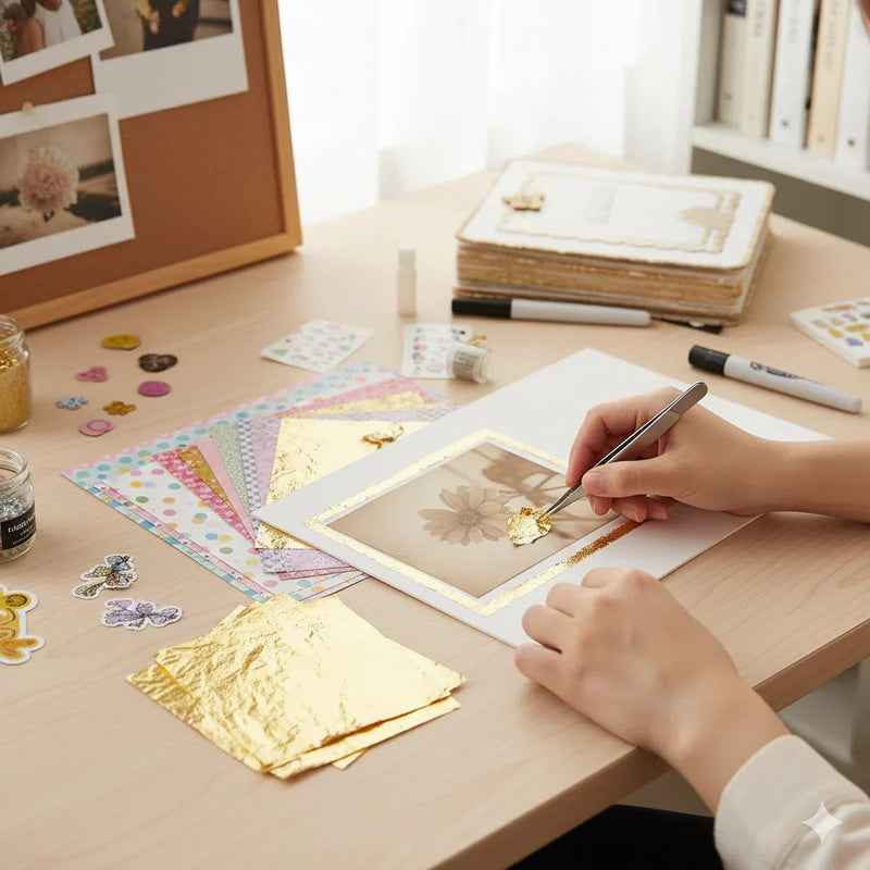 Jags Gilding Foil 3X3 Inch Gold