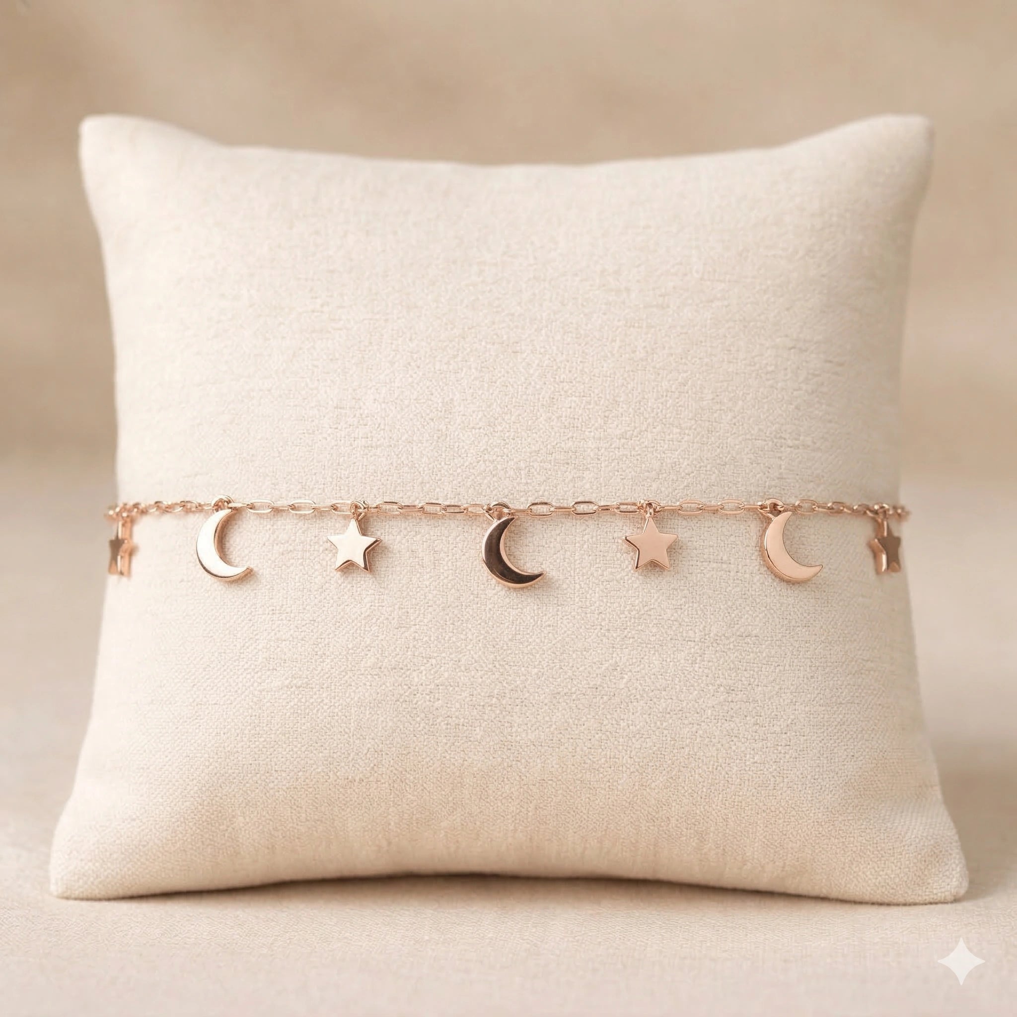 Korean Inspired Rose Gold Tone Dainty Bracelet | Long Lasting  Anti-Tarnish Jewellery l Perfect Everyday Jewellery l Pack of 1