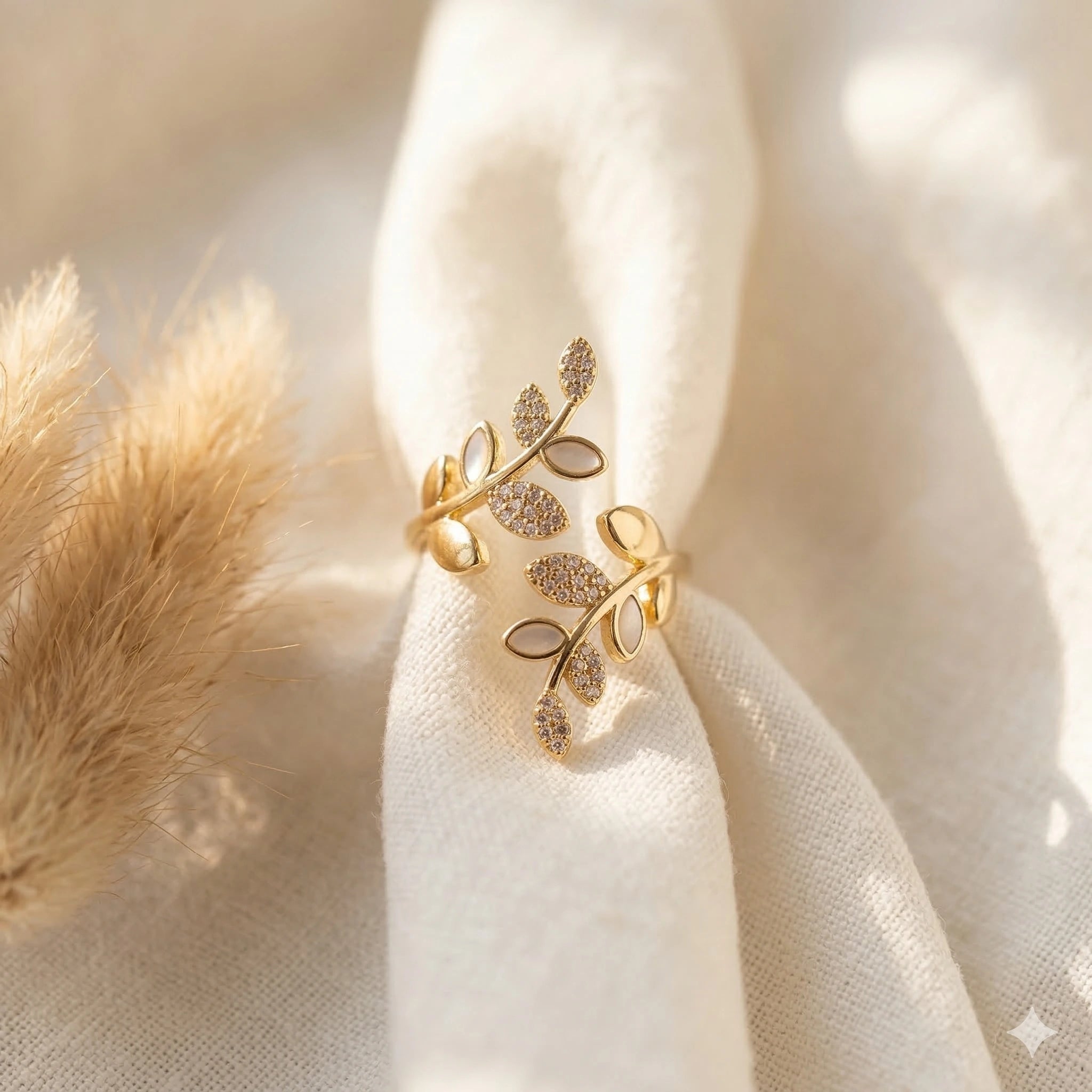 Korean Inspired Golden Tone Adjustable Ring | Anti-Tarnish & Long Lasting | Minimal Luxe Everyday Jewellery