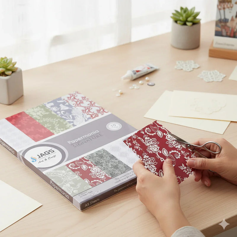 Scrapbooking paper packs ,printed greeting papers of Paper Jags A5 Signature-10D SEA5X30