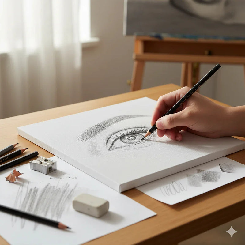 Canvas Board Artist Quality White 3X3