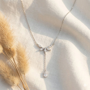 Korean Inspired Silver Tone Dainty Neckpiece | Long Lasting Anti-Tarnish Jewellery l Perfect Everyday Jewellery l Pack of 1