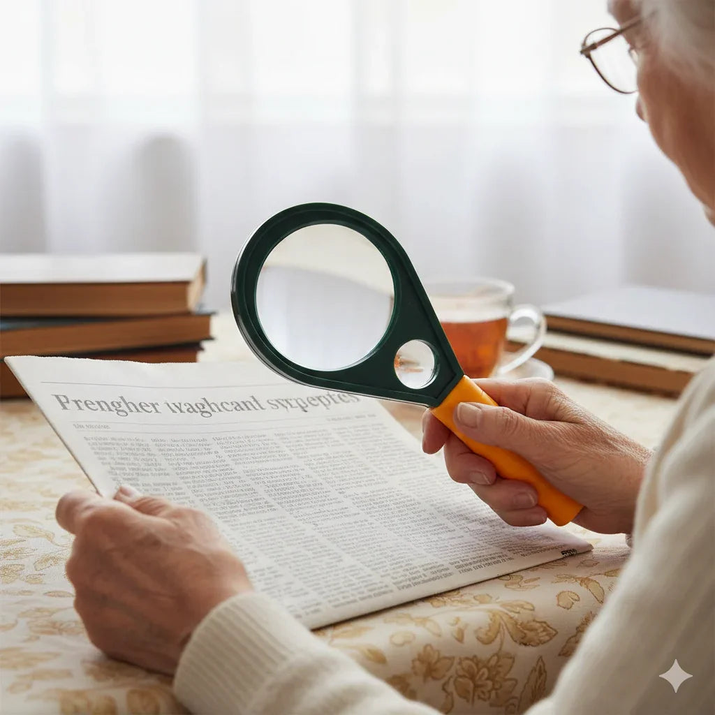 jags-mumbai Office Desk Stationery Magnifying glass 50mm optical