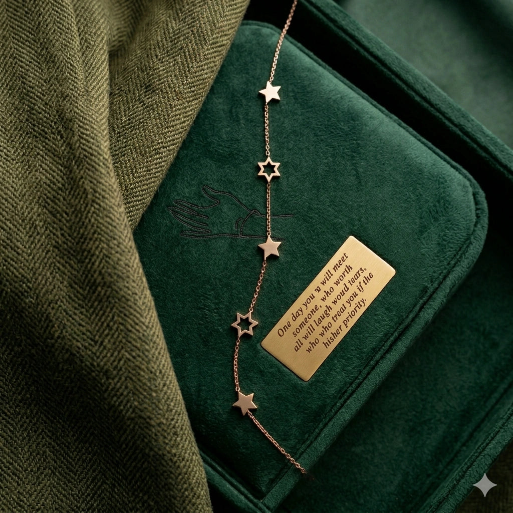 Korean Inspired Rose Gold Tone Dainty Bracelet | Long Lasting  Anti-Tarnish Jewellery l Perfect Everyday Jewellery l Pack of 1