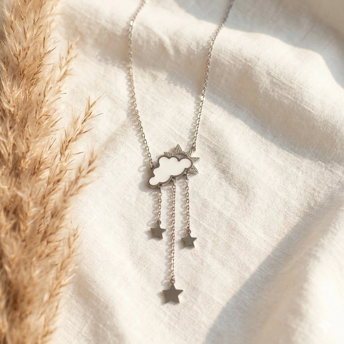 Korean Inspired Silver Tone Dainty Neckpiece | Long Lasting Anti-Tarnish Jewellery l Perfect Everyday Jewellery l Pack of 1