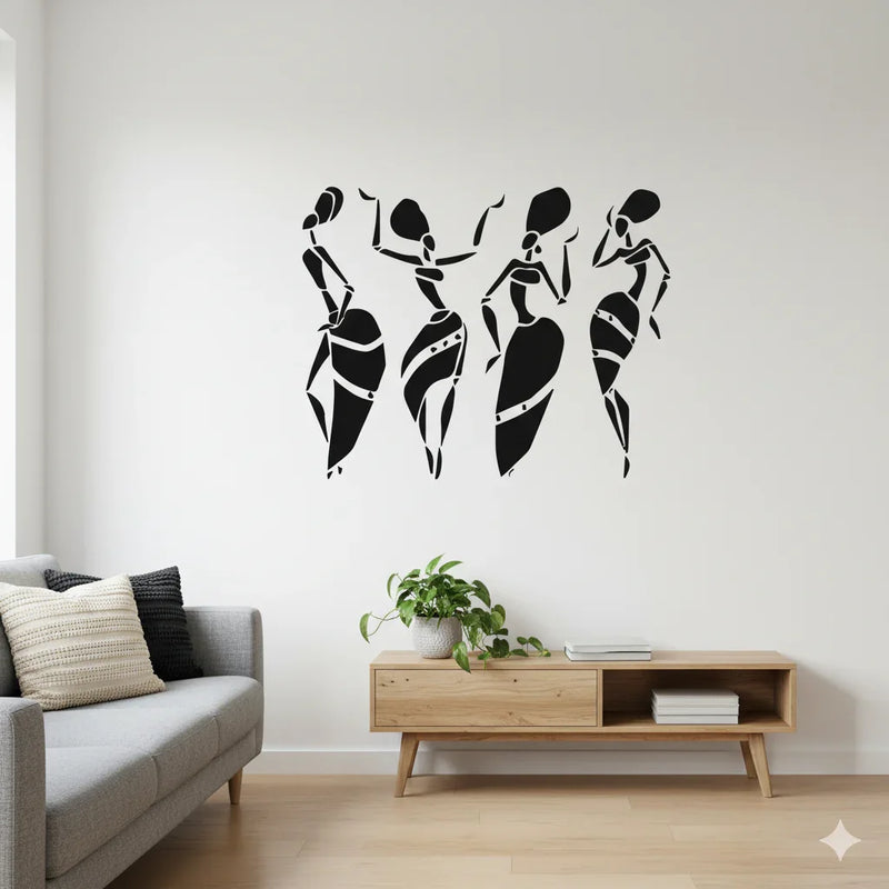 Exploring African Tribal Artistry: Jags Drawing Stencil Plastic A5 African Tribes Project