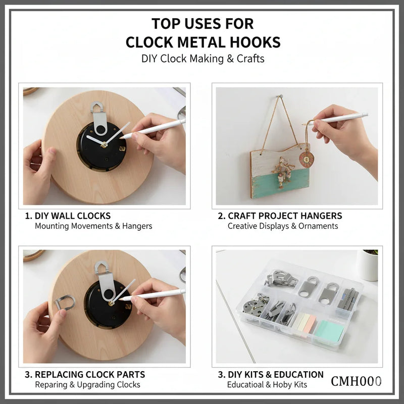 DIY Clock Hands: Small Clock Metal Hook for Easy Clock Making