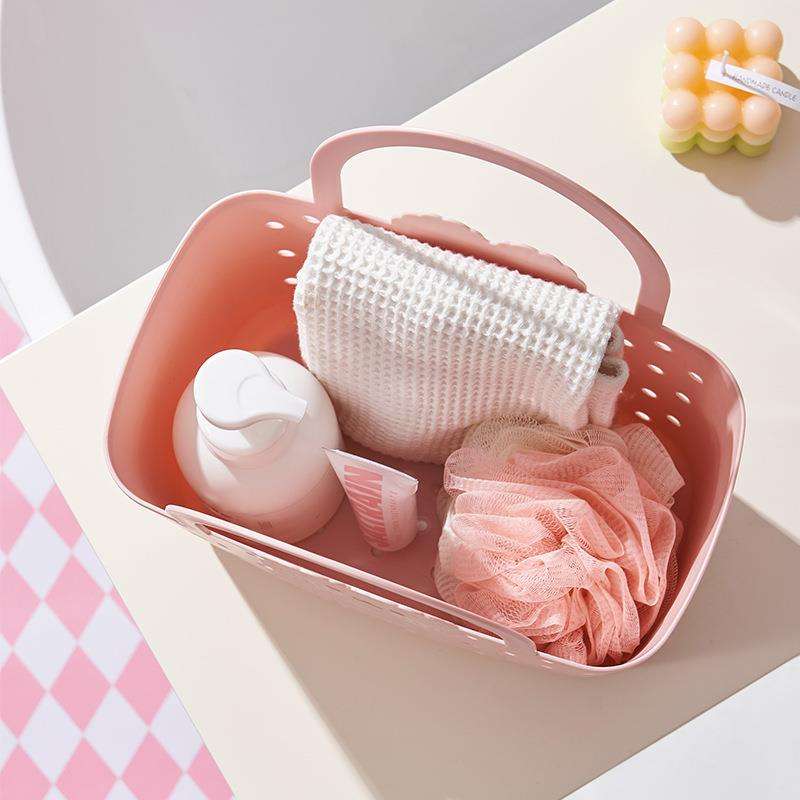 Cute Bunny Storage Basket for Kids | Plastic Tote Bag with Handle (Pack of 1)