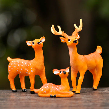 Miniatures Deer Family (3Pcs) Pack of 1