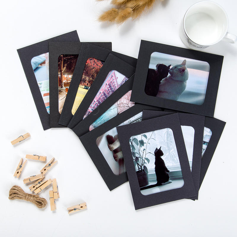 (Buy 1 Get 1 Free ) Premium  Hanging photo Frame Kit l Pack of 1 (10pcs)