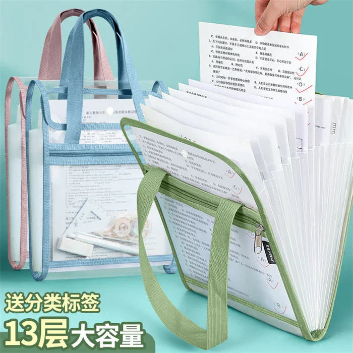 Pastel Document Bag | Lightweight Daily Carry ( 1 pcs )