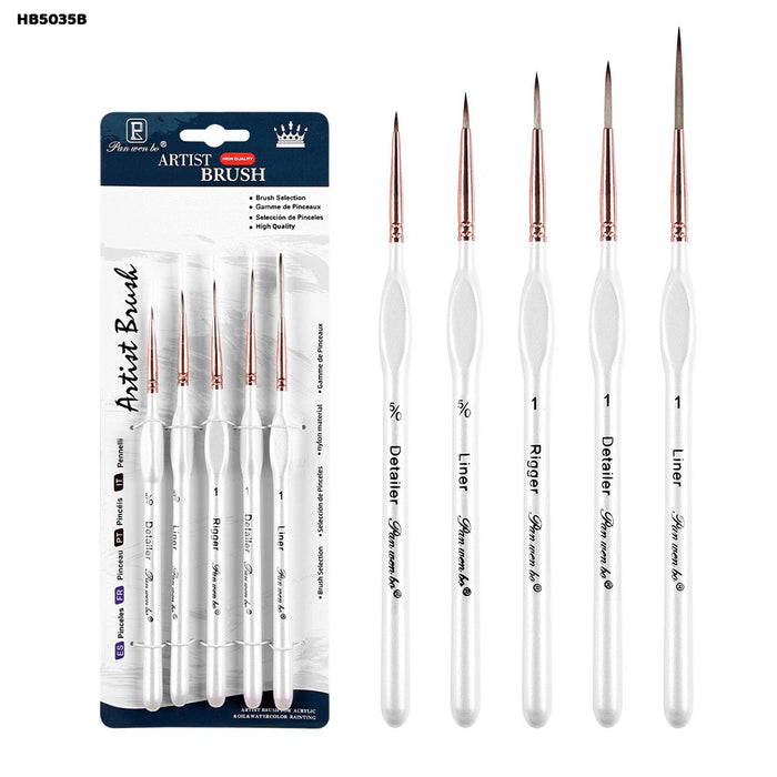 Paint Brush I Artist I Pack of 5