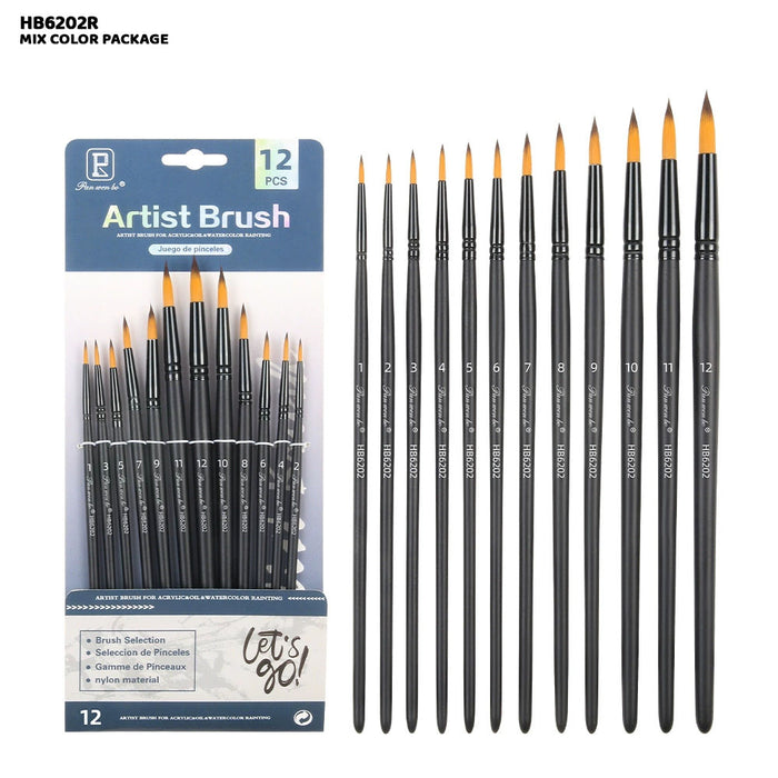 Paint Brush I Round I Pack of 12