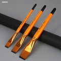 Jumbo Flat Paint Brush Set, Orange - 3 Pcs