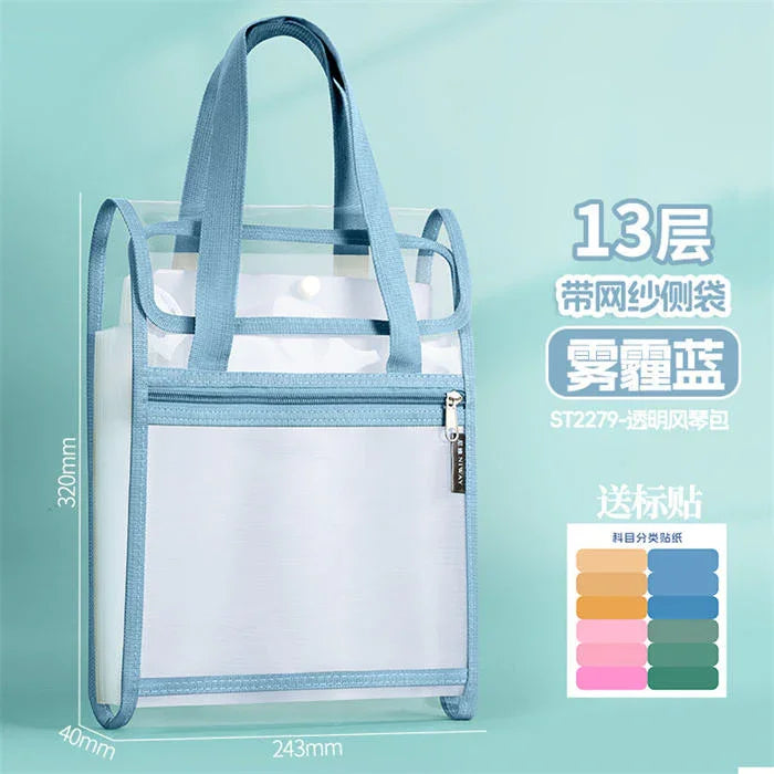 Pastel Document Bag | Lightweight Daily Carry ( 1 pcs )