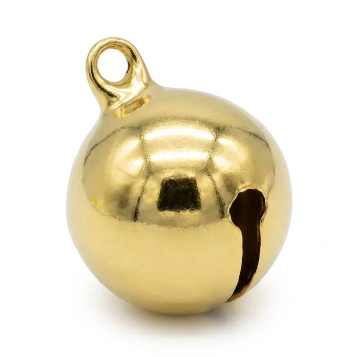 Gold Jingle Bells Charms – DIY Craft, Jewelry & Decoration Accessories | Pack of 1