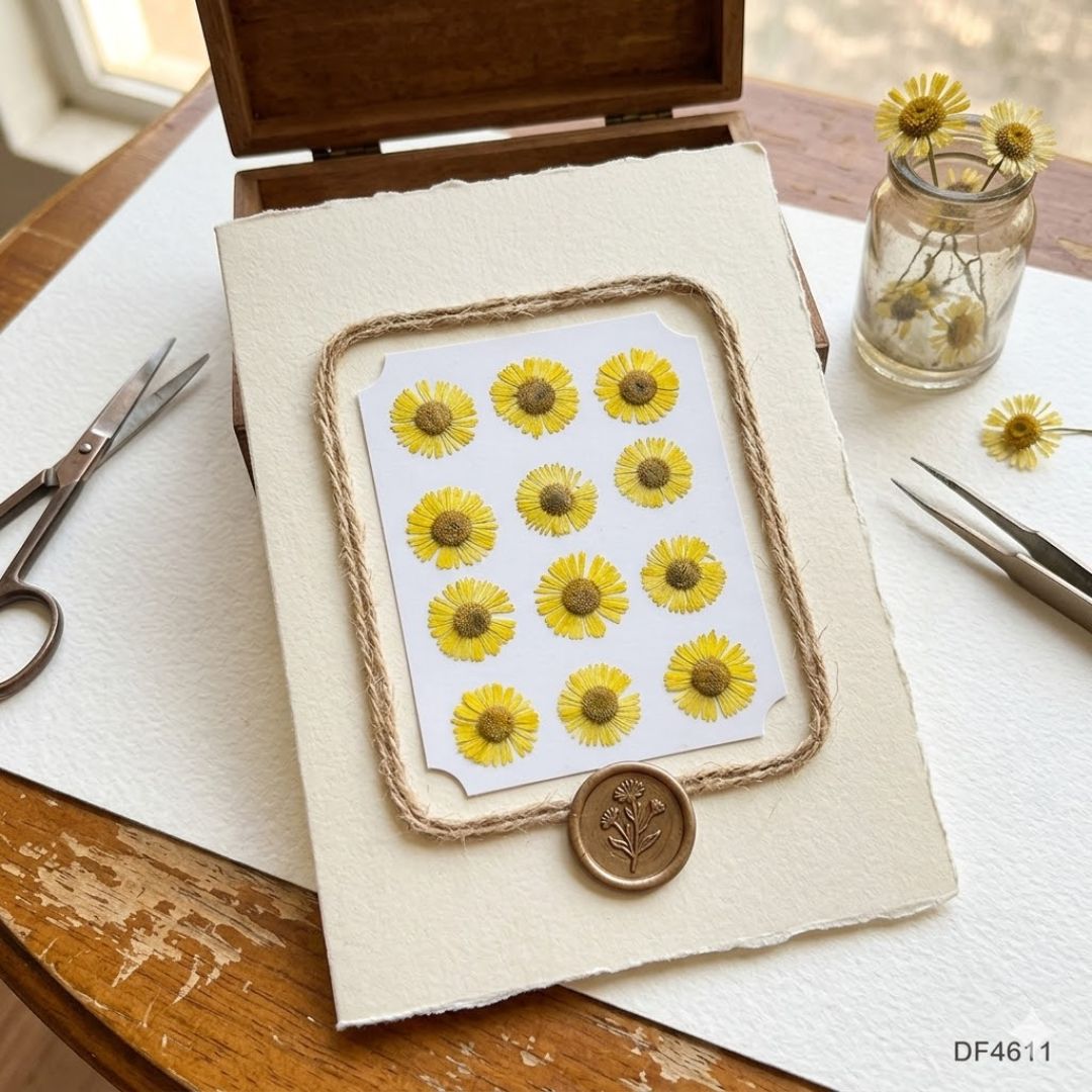 Dried Flower for Resin Dry 12 Flower Sheet Df46-11