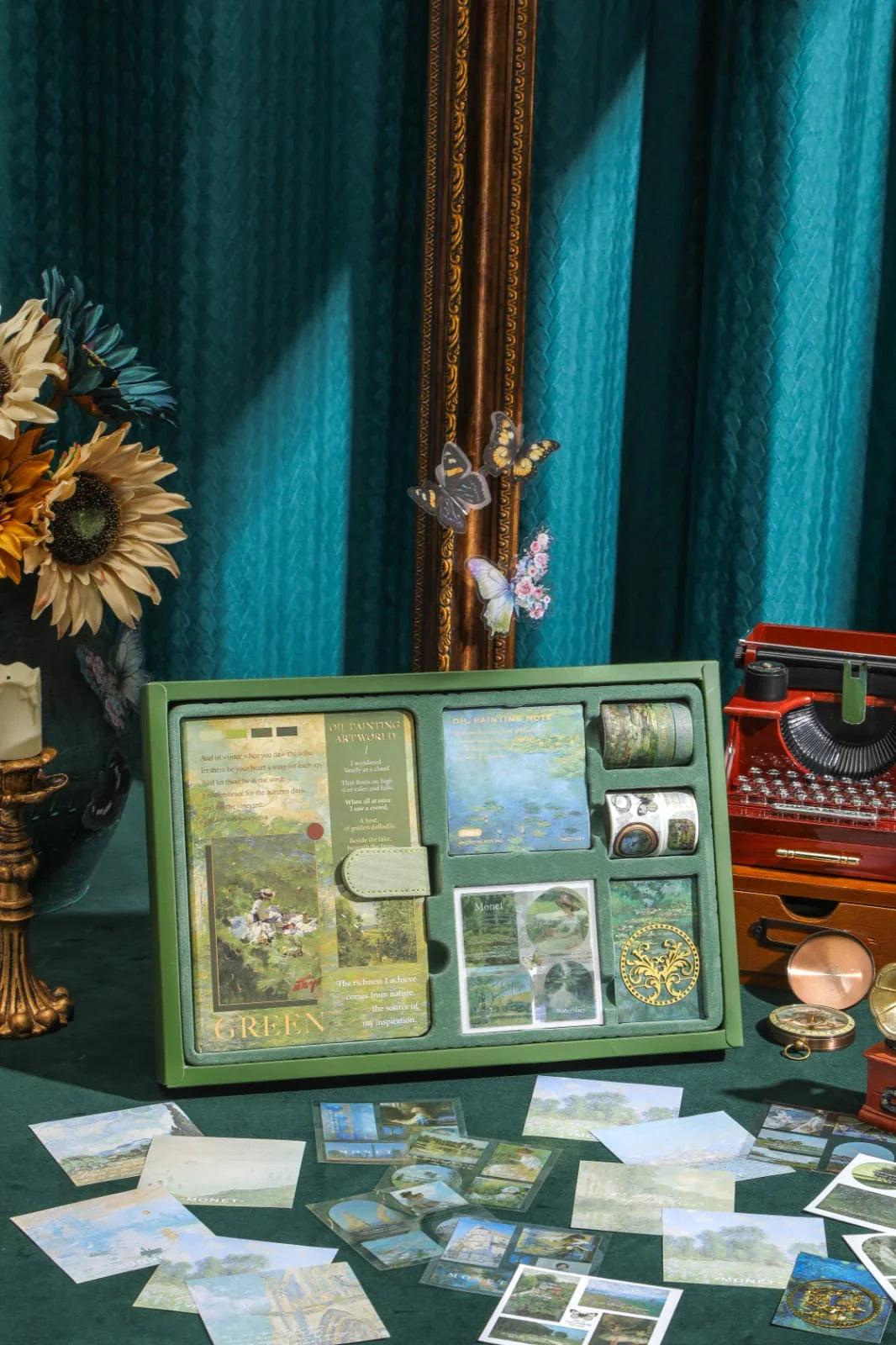 Van Gogh jumbo journaling kit, Green edition