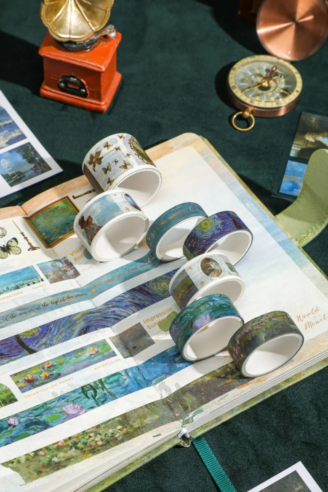 (Buy 1 Get 1 FREE) Van Gogh Premium JUMBO journaling kit for 2026 includes diary, tapes, stickers & sheets - Free Shipping