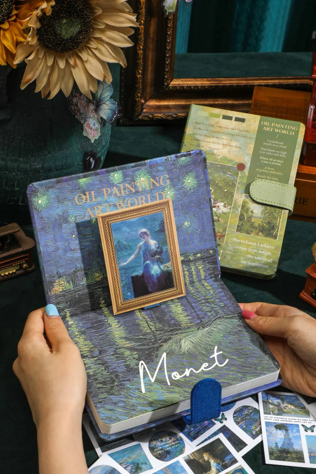 (Buy 1 Get 1 FREE) Van Gogh Premium JUMBO journaling kit for 2026 includes diary, tapes, stickers & sheets - Free Shipping