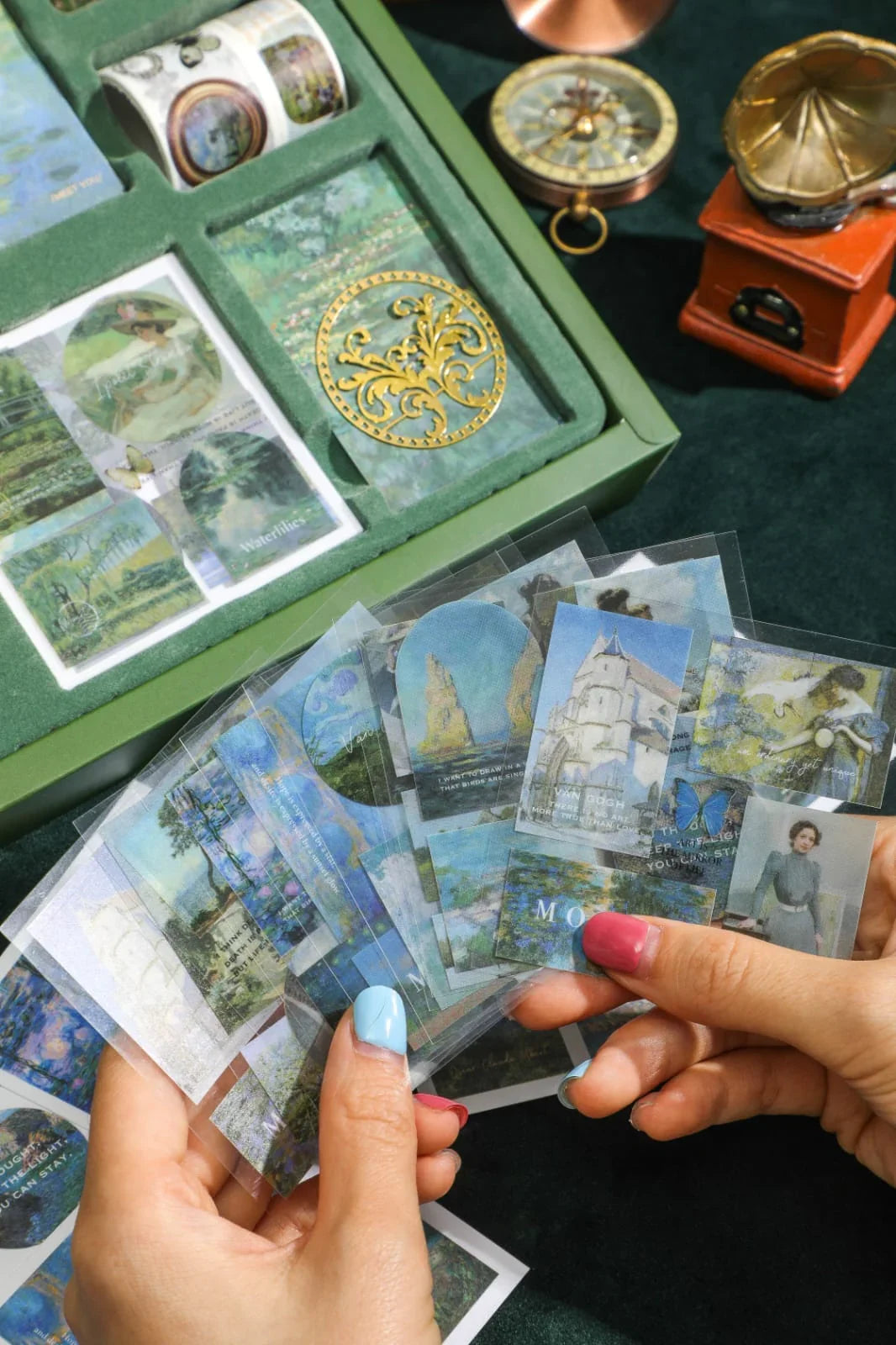 (Buy 1 Get 1 FREE) Van Gogh Premium JUMBO journaling kit for 2026 includes diary, tapes, stickers & sheets - Free Shipping