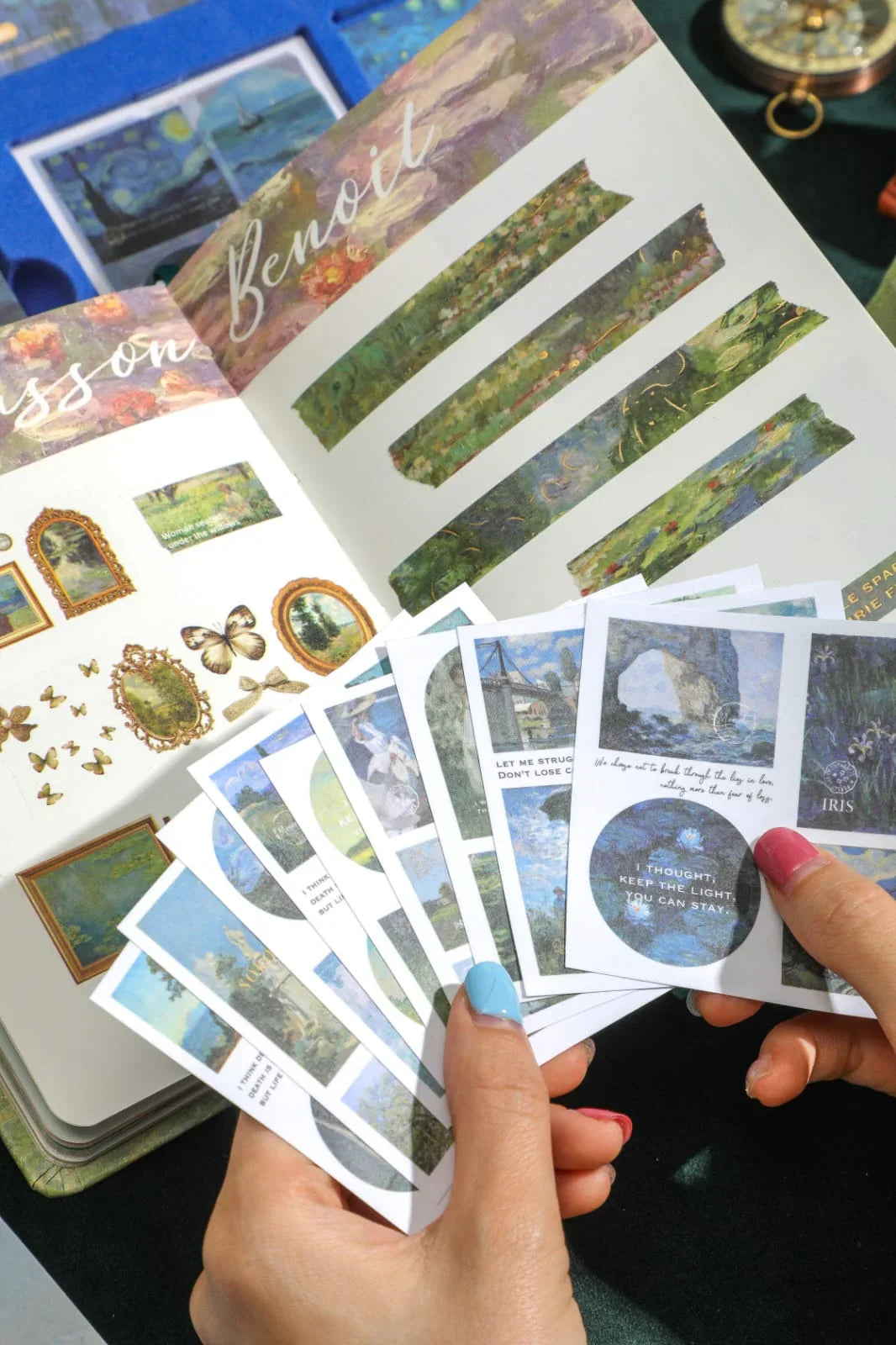 (Buy 1 Get 1 FREE) Van Gogh Premium JUMBO journaling kit for 2026 includes diary, tapes, stickers & sheets - Free Shipping