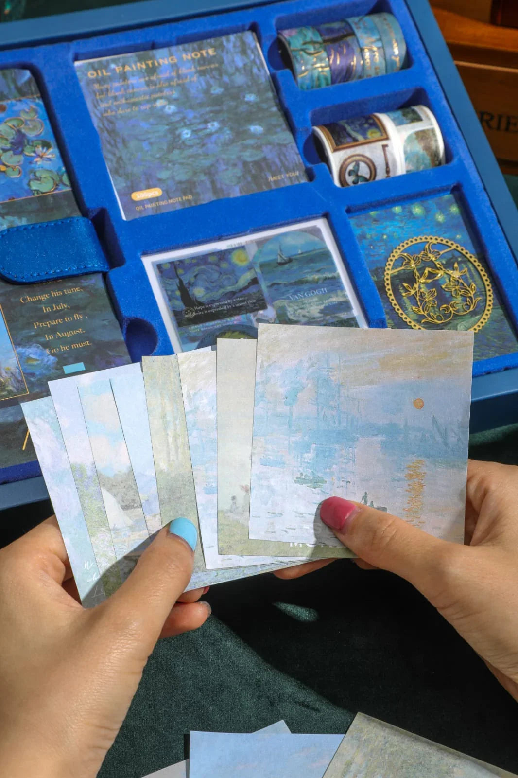 (Buy 1 Get 1 FREE) Van Gogh Premium JUMBO journaling kit for 2026 includes diary, tapes, stickers & sheets - Free Shipping