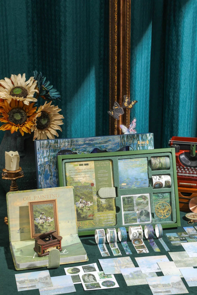 (Buy 1 Get 1 FREE) Van Gogh Premium JUMBO journaling kit for 2026 includes diary, tapes, stickers & sheets - Free Shipping