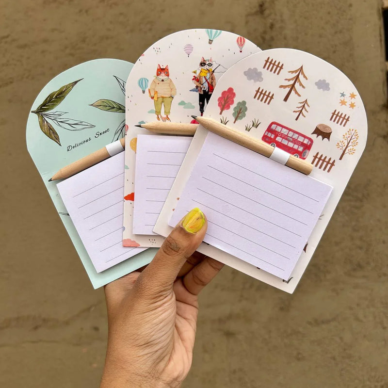 Mini Magnetic Memo Pad with Pen for Fridge - Stay Organized and Never Forget