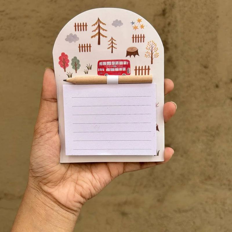 Mini Magnetic Memo Pad with Pen for Fridge - Stay Organized and Never Forget