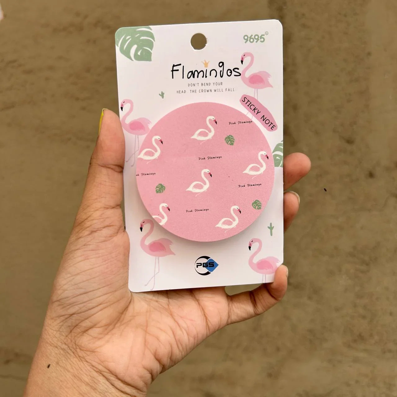 Flamingos Sticky Notes | get organised with sticky Notes | 75 Sheets | Pack Of 1