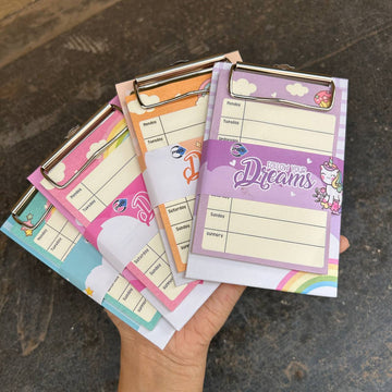 Pastel dreamy Ruled sticky notes With mini notepad | 60-80 sheets | A6