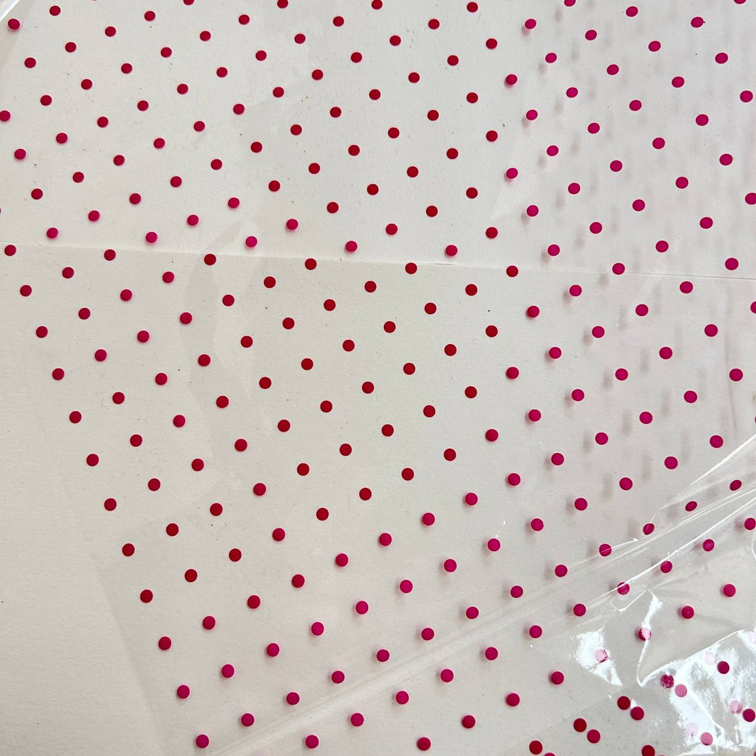 Cellophane Gift wrapping transparent sheet I Pack of 5 Sheets