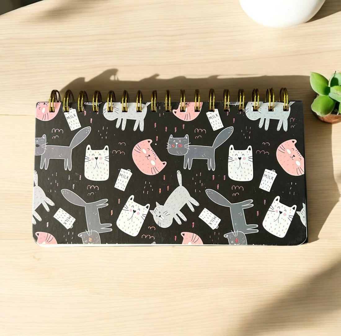 MG Traders Fancy Diary 2315 Planner Cartoon Print Spiral 23X12Cm