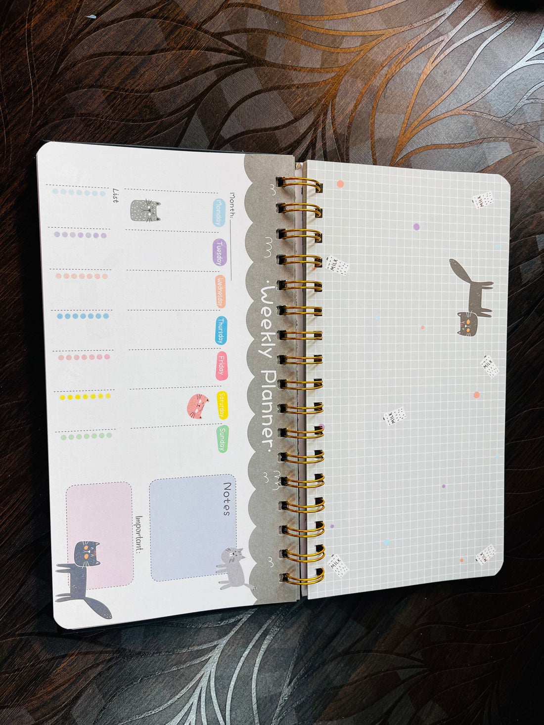 Weekly Planner Book for Organisation and goal keeping Prod Code 2315