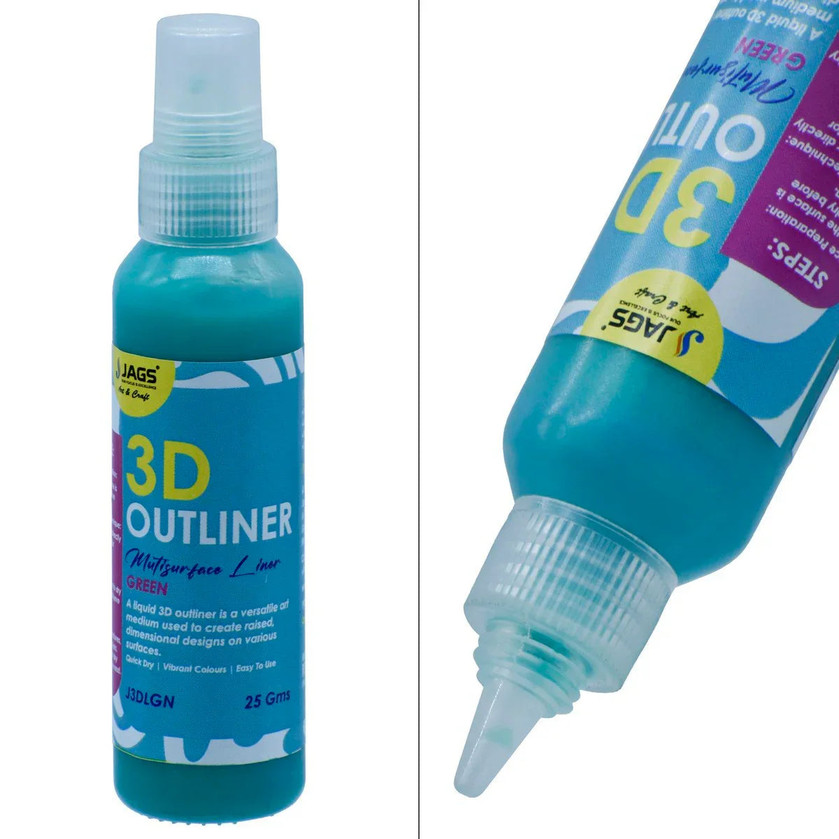 3D Outliners Multi Surface l 25GM l Green